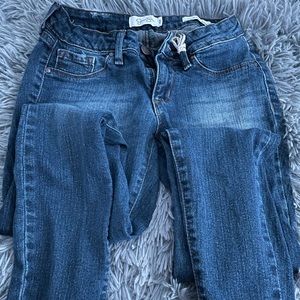 blue, no ripped jeans,